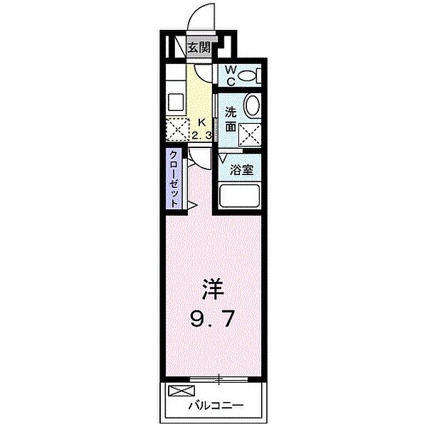 兵庫県姫路市別所町別所(賃貸アパート1K・2階・28.87㎡)の写真 その2