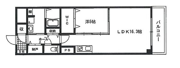 KS駅前ビル 602｜兵庫県姫路市駅前町(賃貸マンション1LDK・6階・57.10㎡)の写真 その2