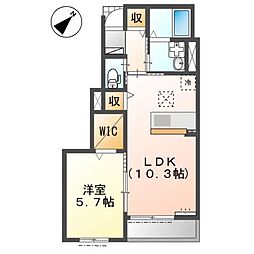 間取図画像 1LDK