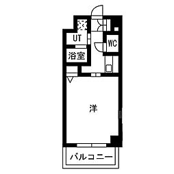 JR東海道・山陽本線 土山駅 徒歩20分の賃貸マンション 4階1Kの間取り