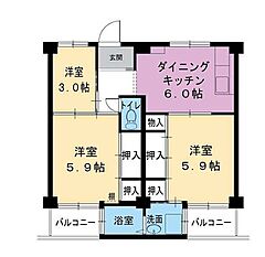 物件の間取り