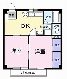 ドミールＢ 2階/202