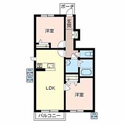 ニューフォーレス ナガタ C・D・E 1階/D105