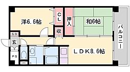 リアライズ加古川1 2LDKの間取図画像