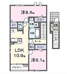 チェリーチ東同心町 2階