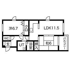 物件の間取り