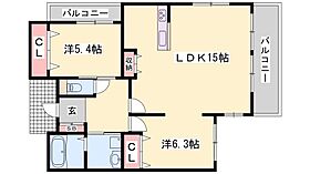 2階 / 2LDK / 61㎡