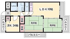 物件の間取り