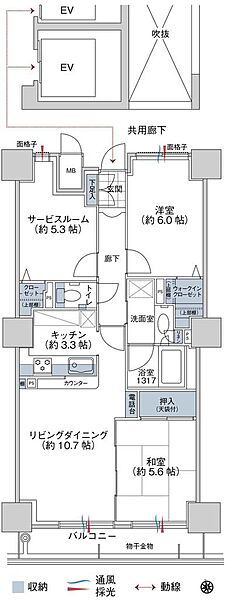 間取りを拡大表示