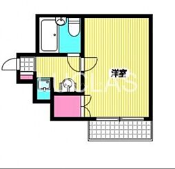 ダイホープラザ千歳烏山A ワンルームの間取図画像