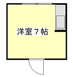ステューディオ桜台 ワンルームの間取図画像