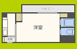 エクトI 5階1Kの間取り