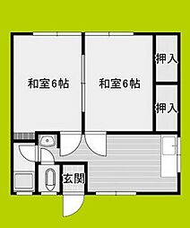 間取図画像 2DK