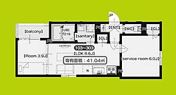 間取図画像 1SLDK