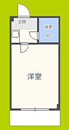 大宝　緑橋CTスクエア 3階1Kの間取り