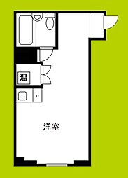 RE-005 9階ワンルームの間取り