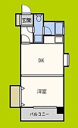 間取図画像 1DK