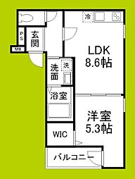 （仮称）フジパレス平野区加美東五丁目 3階1LDKの間取り