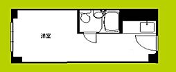 ステュディオ新大阪 ワンルームの間取図画像