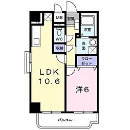 間取図画像 1LDK