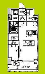 ミラージュパレス大阪ドームProsper 1LDKの間取図画像