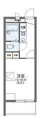 レオパレスフェリス2 1Kの間取図画像