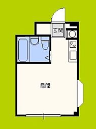 セント高津 ワンルームの間取図画像
