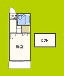 AYU 1Kの間取図画像