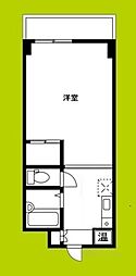 ラ・メールKY 1Kの間取図画像