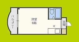 メゾン・ド・ティユール ワンルームの間取図画像