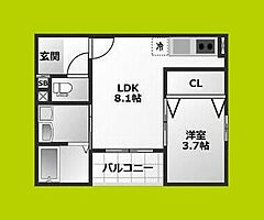 物件の間取り