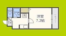 ソレイユ 1Kの間取図画像