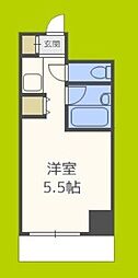 アルピーヌ旭 ワンルームの間取図画像
