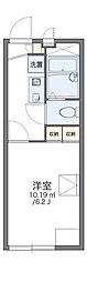 レオパレスフラワリー 1Kの間取図画像