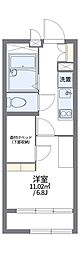 レオパレス一水 1Kの間取図画像