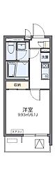 レオネクストアヴリール九条 1Kの間取図画像