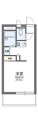 レオパレスマツヤ 1Kの間取図画像