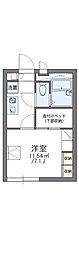 レオパレスアルフ 1Kの間取図画像