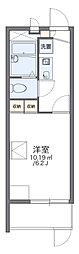 レオパレスミナミノ2 1Kの間取図画像