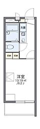 レオパレスフェリス2 1Kの間取図画像