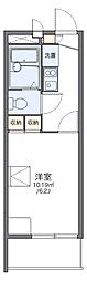 レオパレスアルカディ 1Kの間取図画像