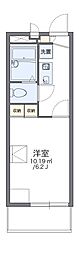 レオパレスコスモス2 1Kの間取図画像