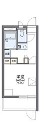 レオパレス燦 1Kの間取図画像