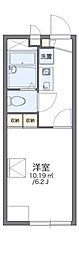 レオパレスプレミール2 1Kの間取図画像
