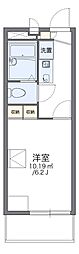 レオパレスアルモニ1 1Kの間取図画像