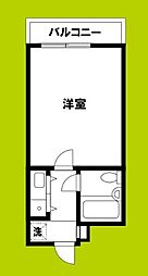 ミフネセントラルベア東淀川 1Kの間取図画像