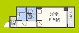 マイルド新大阪レジデンス3号館 ワンルームの間取図画像