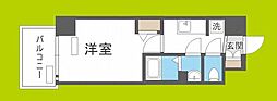 プレサンス大阪ドームシティクロスティ 1Kの間取図画像