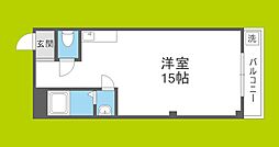 ツワイアクト88 ワンルームの間取図画像