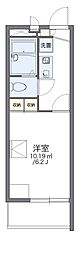 レオパレスすばる 1Kの間取図画像